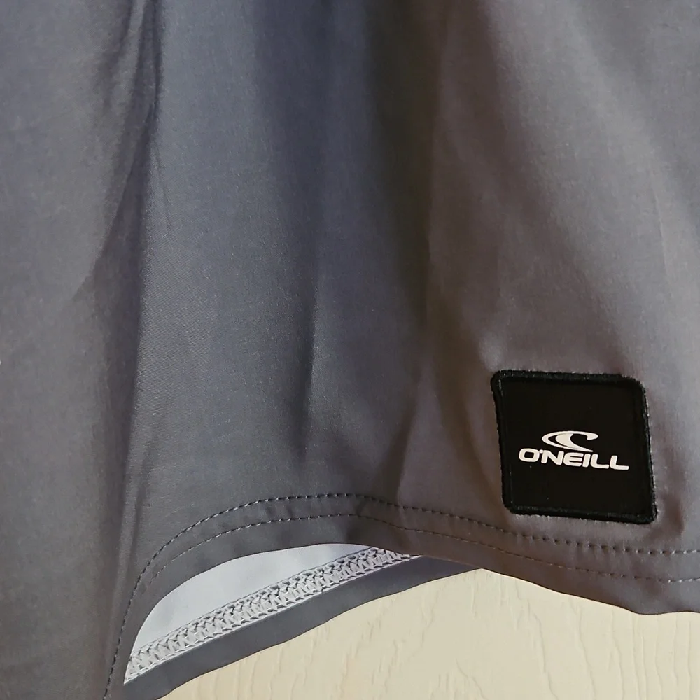 O'Neill Men's Lennox Stripe Quick-Drying 21 in. Boardshort: BLUE/GRAY NWT: SZ 30